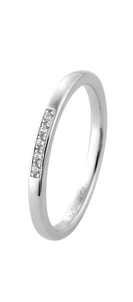 530123-Y514-001 | Memoirering 530123 600 Platin, Brillant 0,050 ct H-SI∅ Stein 1,4 mm 100% Made in Germany   647.- EUR   