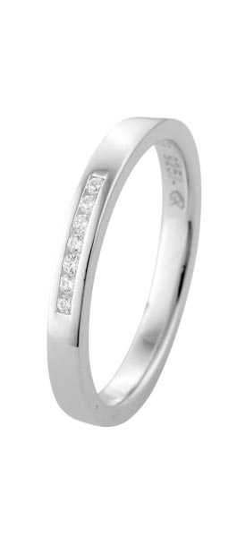 530126-Y514-001 | Memoirering 530126 600 Platin, Brillant 0,070 ct H-SI∅ Stein 1,4 mm 100% Made in Germany   763.- EUR   
